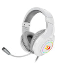 REDRAGON MENTO RGB STEREO WIRED GAMING HEADSET (WHITE) (H270-W) - DataBlitz