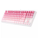 Redragon Daksa Mechanical Gaming Keyboard (Dust-Proof Red Switch) (White Pink) (K576W-GP) - DataBlitz