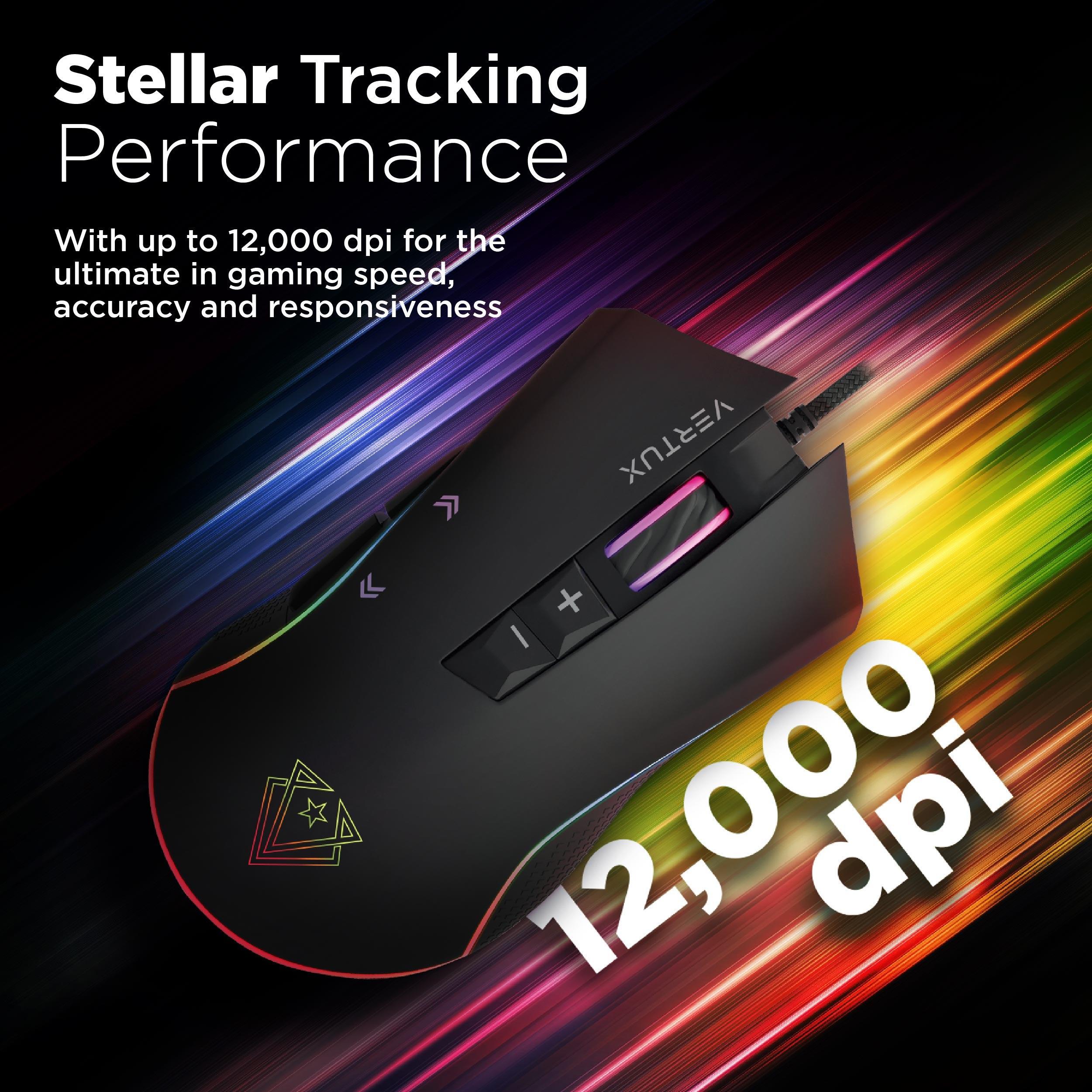VERTUX RODON ACTFAST ULTIMATE PERFORMANCE GAMING MOUSE BLACK - DataBlitz