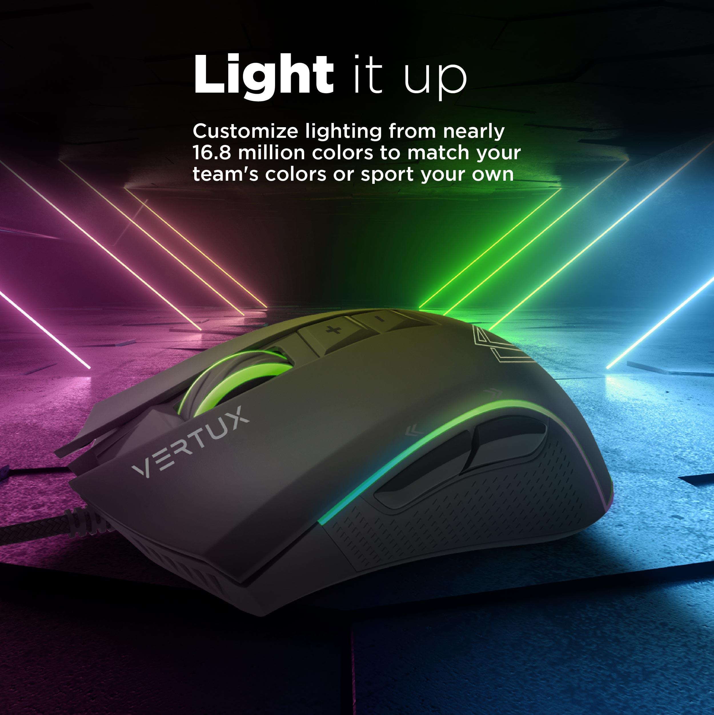 VERTUX RODON ACTFAST ULTIMATE PERFORMANCE GAMING MOUSE BLACK - DataBlitz