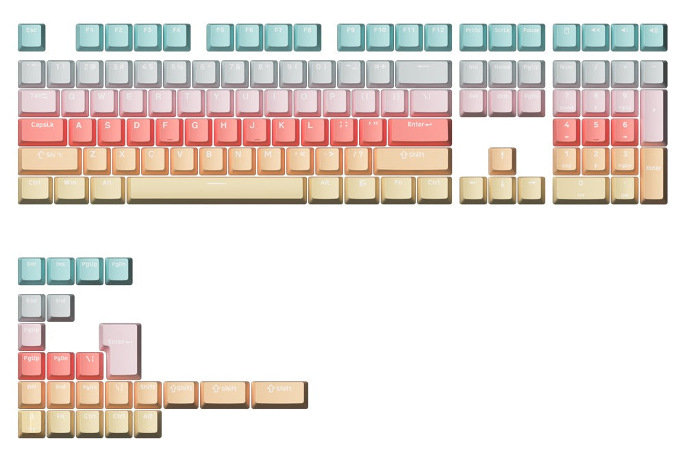 Akko Monsgeek Ice Cream Keycap Set (132-Key)