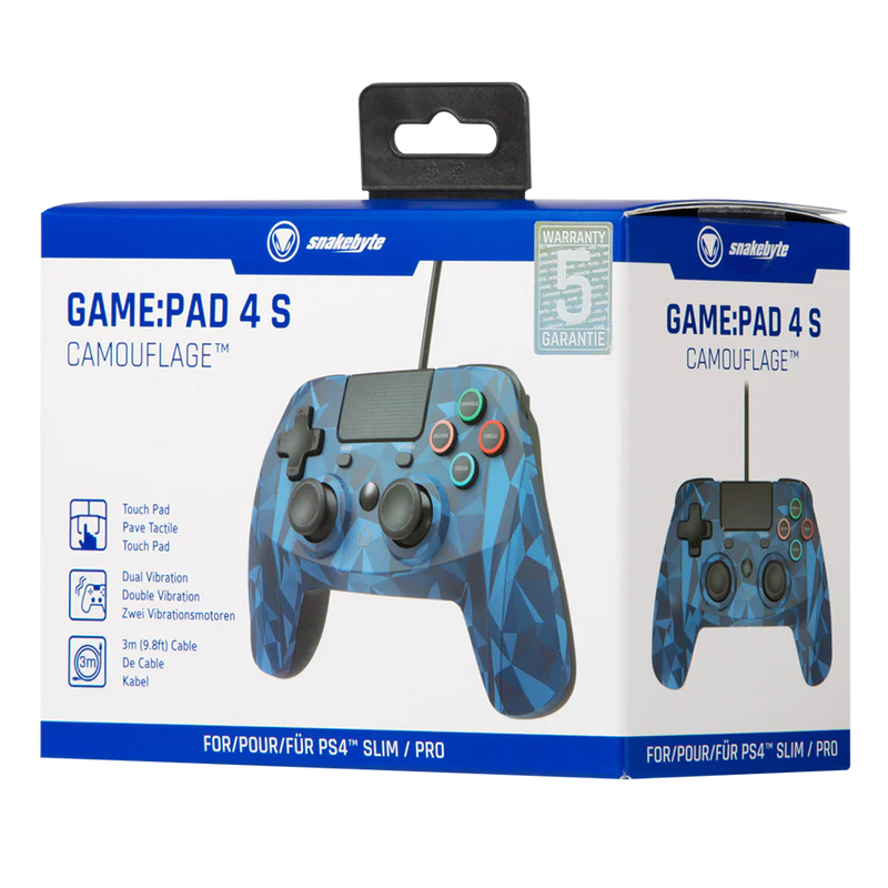 PS4 Snakebyte Gamepad 4 S Camouflage For (PS4/Slim/Pro) - DataBlitz