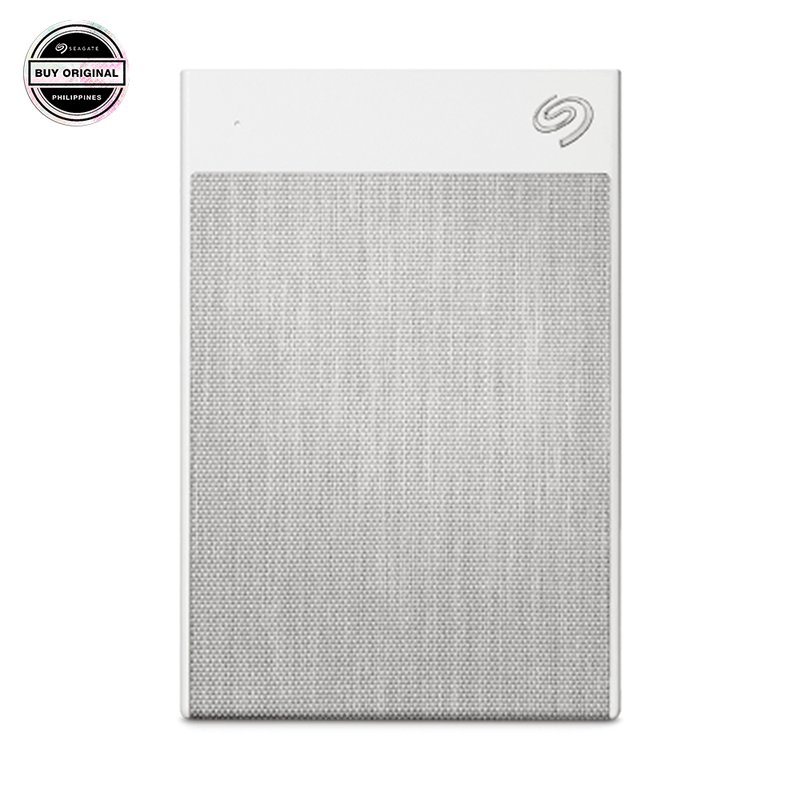 SEAGATE 1TB/TO BACKUP PLUS ULTRA TOUCH DATA SECURE PORTABLE DRIVE (WHITE) - DataBlitz