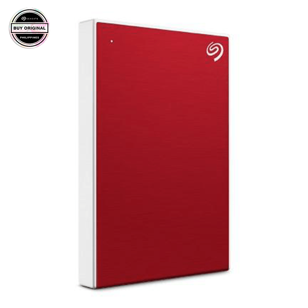 SEAGATE 2TB/TO BACKUP PLUS SLIM PORTABLE STORAGE (RED) - DataBlitz