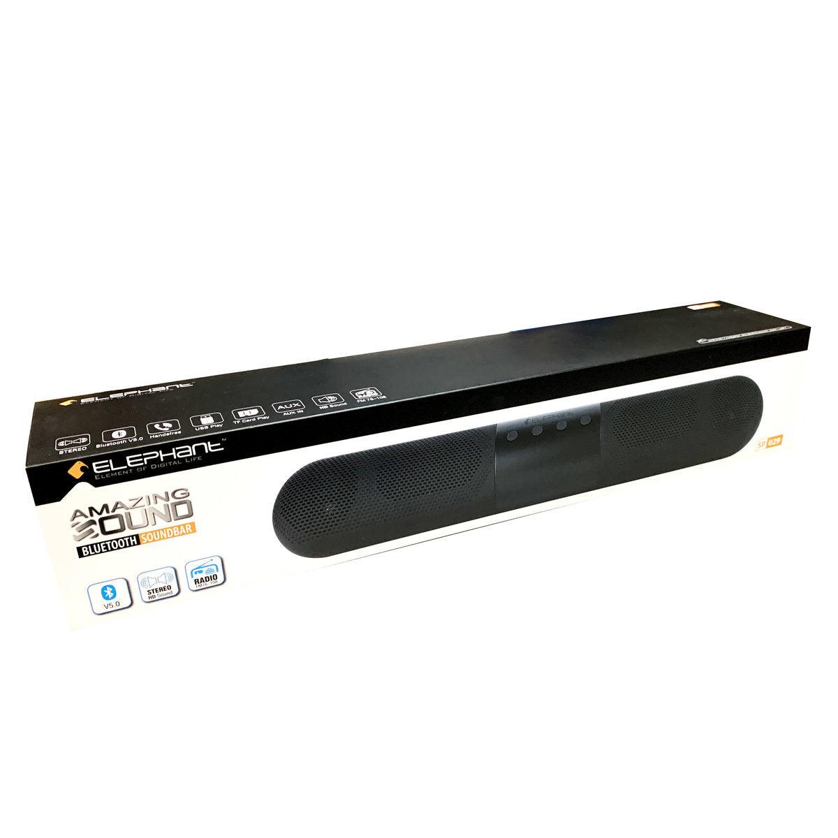 Elephant Amazing Sound Bluetooth Soundbar Speaker (SP-029-BK) - DataBlitz