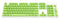 Filco Majestouch 2 Double-Shot Keycap Set (Green) (SPKCS104G2) - DataBlitz