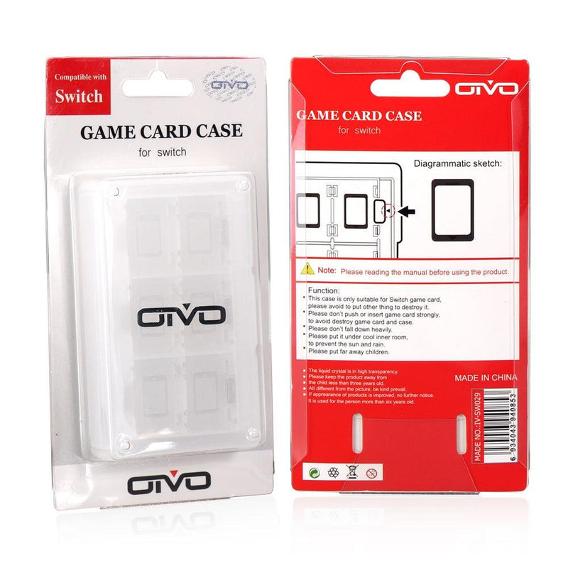 OIVO NSW GAME CARD CASE WHITE (IV-SW029)