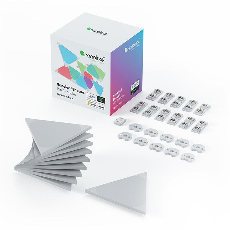 NANOLEAF SHAPES NL48-1001TW-10PK MINI TRIANGLES EXPANSION PACK 10X - DataBlitz