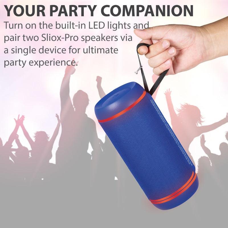 PROMATE Silox-Pro 30W High Definition TWS Speaker With Led Light Show (Blue) - DataBlitz