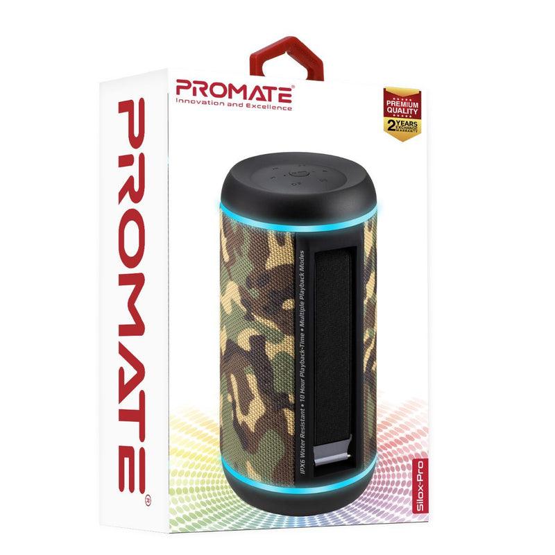 PROMATE Silox-Pro 30W High Definition TWS Speaker With Led Light Show (Camouflage) - DataBlitz
