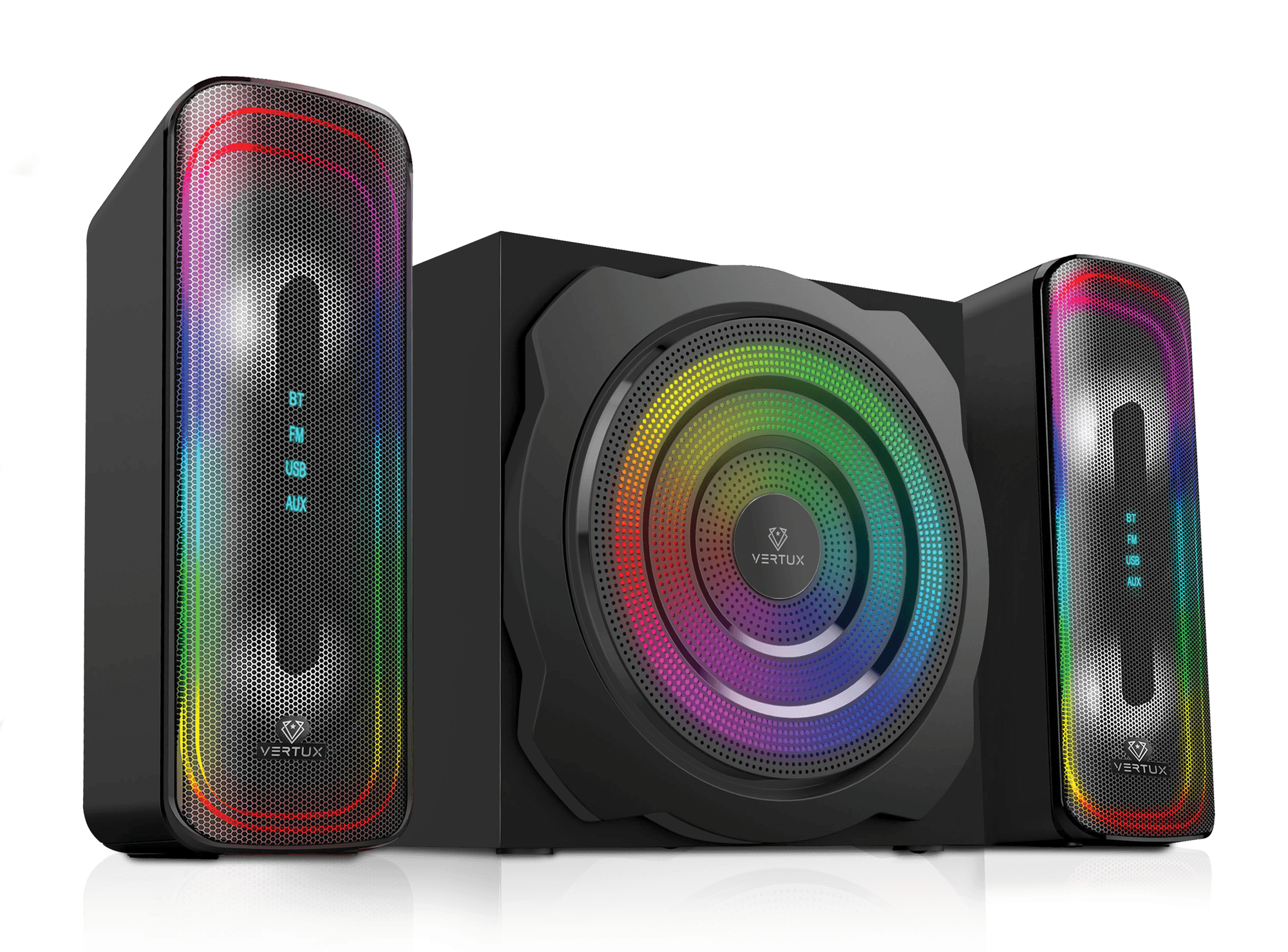 VERTUX SONICTHUNDER-80 80W SURROUND SOUND GAMING SPEAKER BLACK - DataBlitz