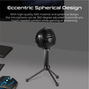 VERTUX SPHERE HIGH SENSITIVIT PROFESSIONAL DIGITAL RECORDING MICROPHONE BLACK - DataBlitz