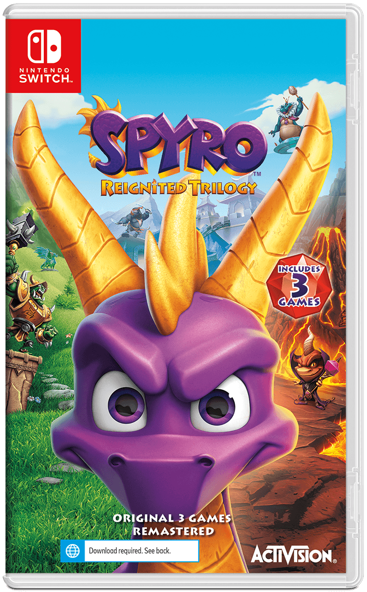NINTENDO SWITCH SPYRO REIGNITED TRILOGY