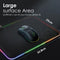 VERTUX SWIFTPAD-L GAMEIMMERSION SMOOTH SCROLLING RGB LED GAMING MOUSE PAD BLACK - DataBlitz