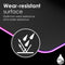VERTUX SWIFTPAD-L GAMEIMMERSION SMOOTH SCROLLING RGB LED GAMING MOUSE PAD BLACK - DataBlitz