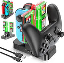NSW OIVO Joy Controller Charging Dock For N-Switch (Black) (IV-SW149)