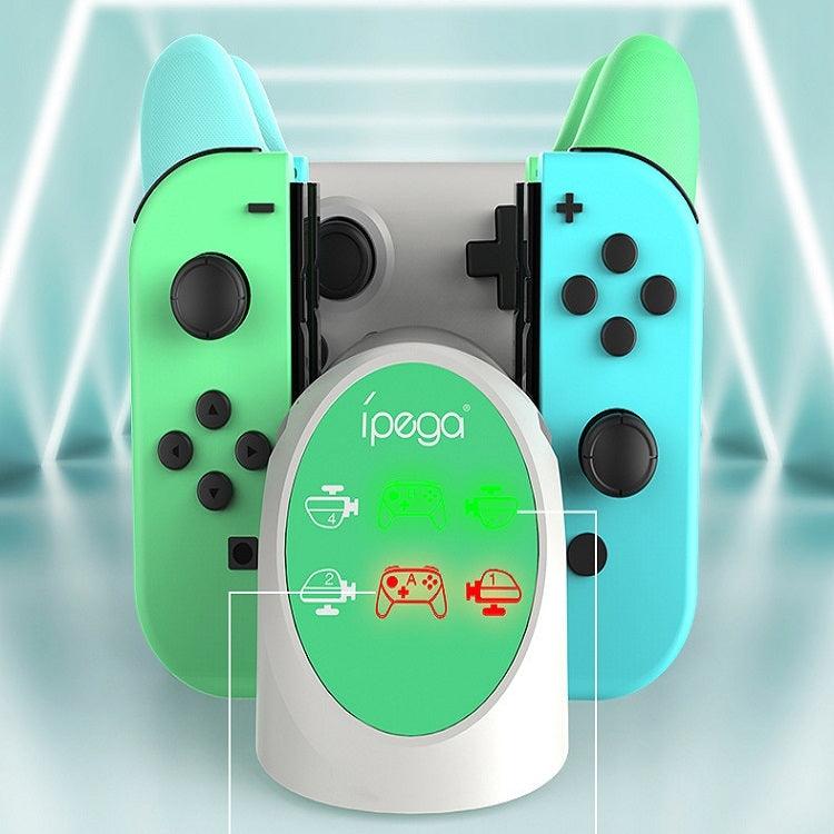 IPEGA 6 IN 1 DESKTOP CHARGER FOR N-SWITCH JOY-CON/N-SWITCH PRO CONTROLLER (ANIMAL CROSSING) (PG-9187A) - DataBlitz