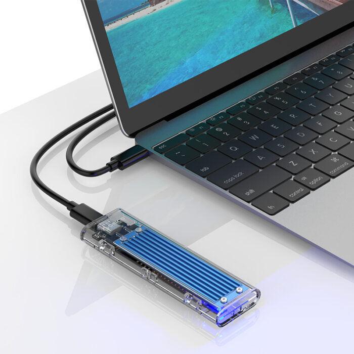 ORICO NVME M.2 SSD Enclosure (Blue) (TCM2M-C3) - DataBlitz