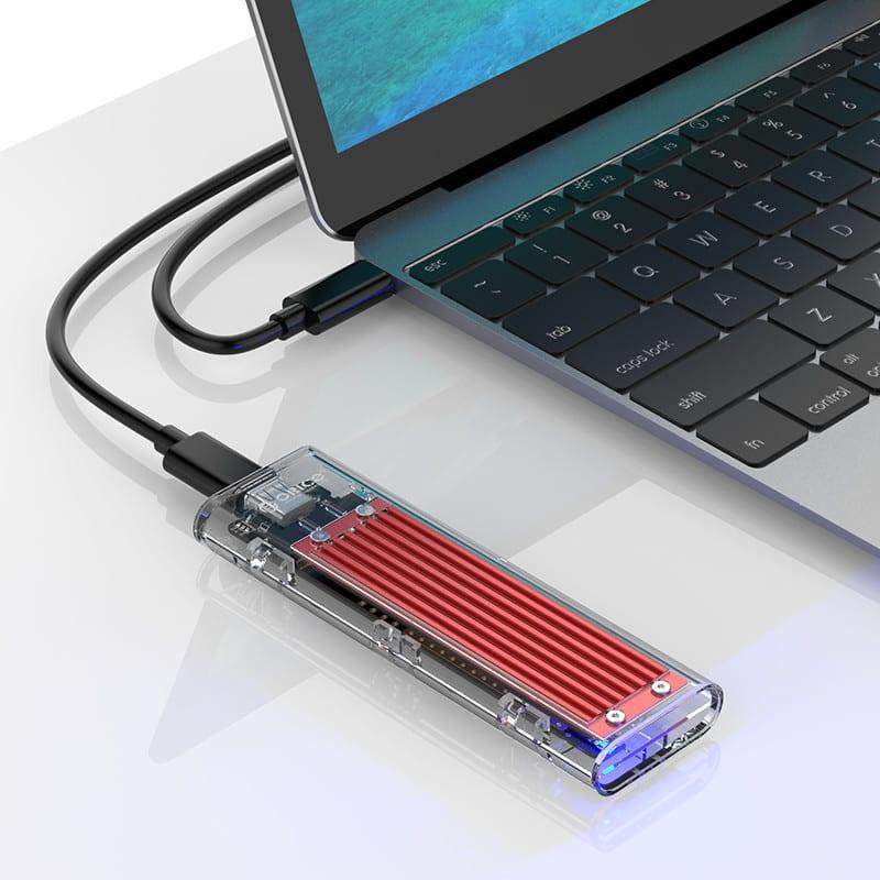 ORICO NVME M.2 SSD Enclosure (Red) (TCM2-C3) - DataBlitz
