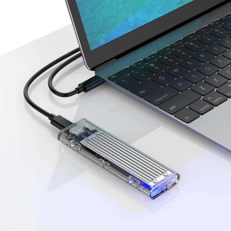 ORICO NVME M.2 SSD Enclosure (Silver) (TCM2-C3) - DataBlitz