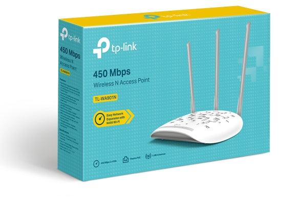 TP-Link 450 Mbps Wireless N Access Point (White) (TL-WA901N) - DataBlitz