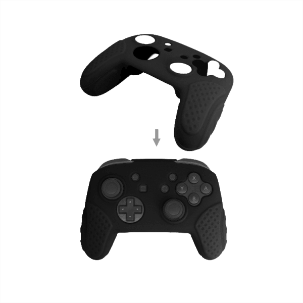 DOBE NSW SILICON CASE PRO CONTROLLER BLACK (TNS-1709) - DataBlitz