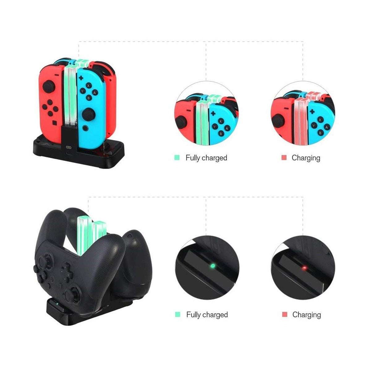 DOBE NSW JOY-CON & PRO CONTROLLER CHARGING DOCK (TNS-1756) NEW - DataBlitz