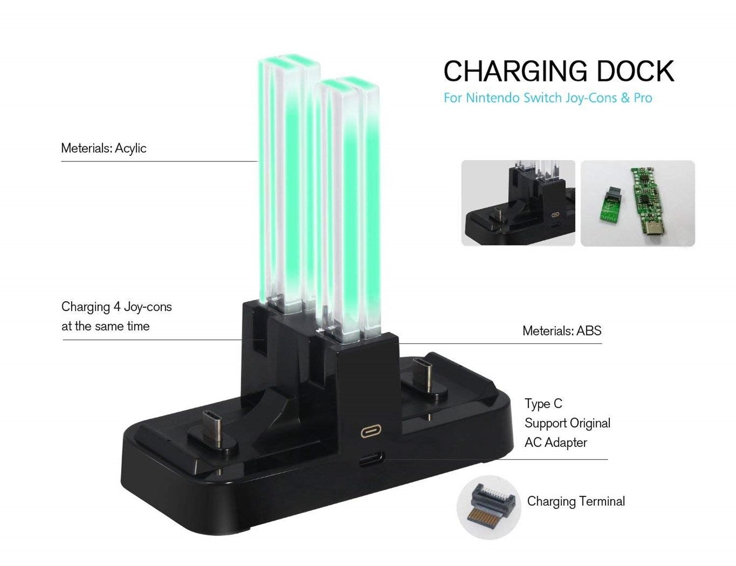 DOBE NSW JOY-CON & PRO CONTROLLER CHARGING DOCK (TNS-1756) NEW - DataBlitz