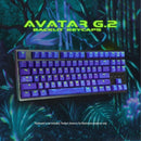 Taihao Double Shot ABS-Cubic Profile Keycaps Set For Cherry MX Switch (149-Keys) (Avatar Generation 2-Purple) (T21OM101) - DataBlitz