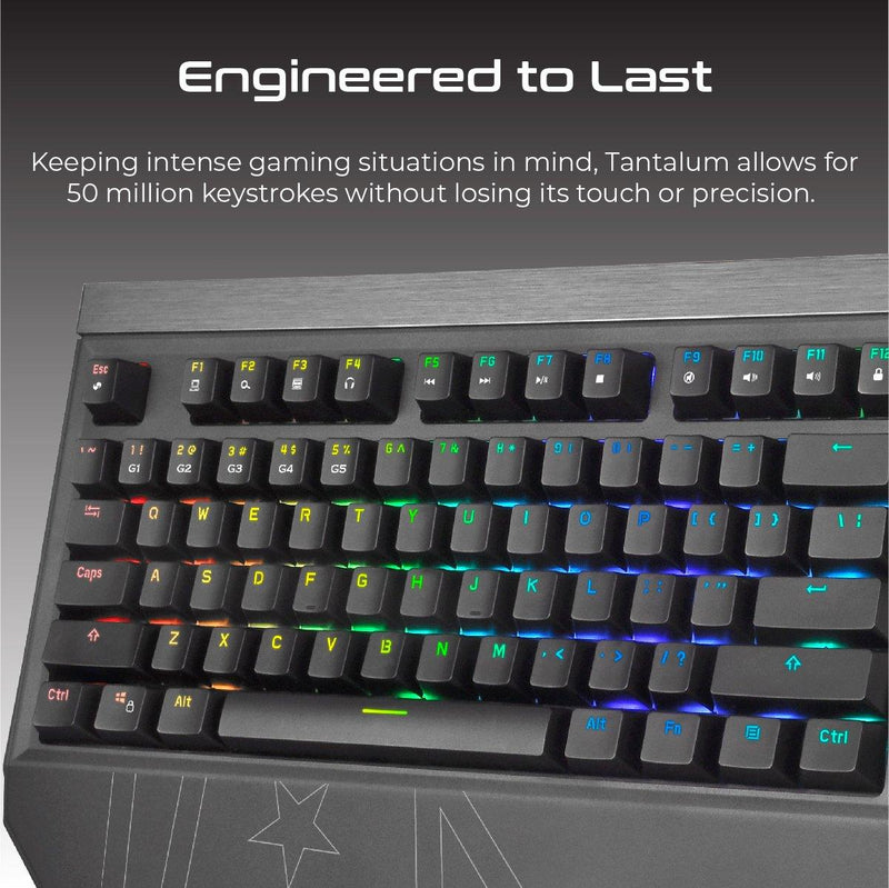 VERTUX TANTALUM PRECISION PRO MECHANICAL GAMING KEYBOARD (EN) - DataBlitz