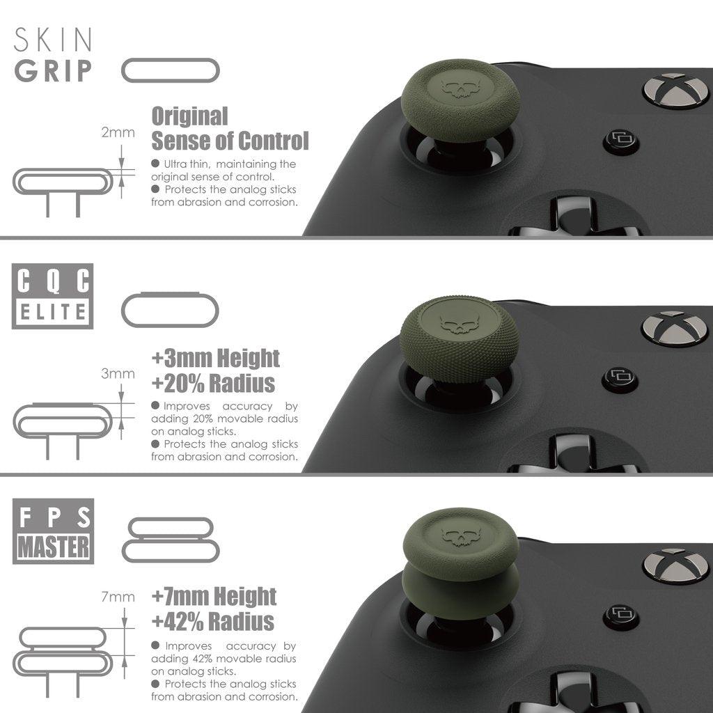 XBOXSX SKULL & CO. THUMB GRIP FOR XSX/XB1 CONTROLLER  (NEON GREEN) (SET OF 6) - DataBlitz