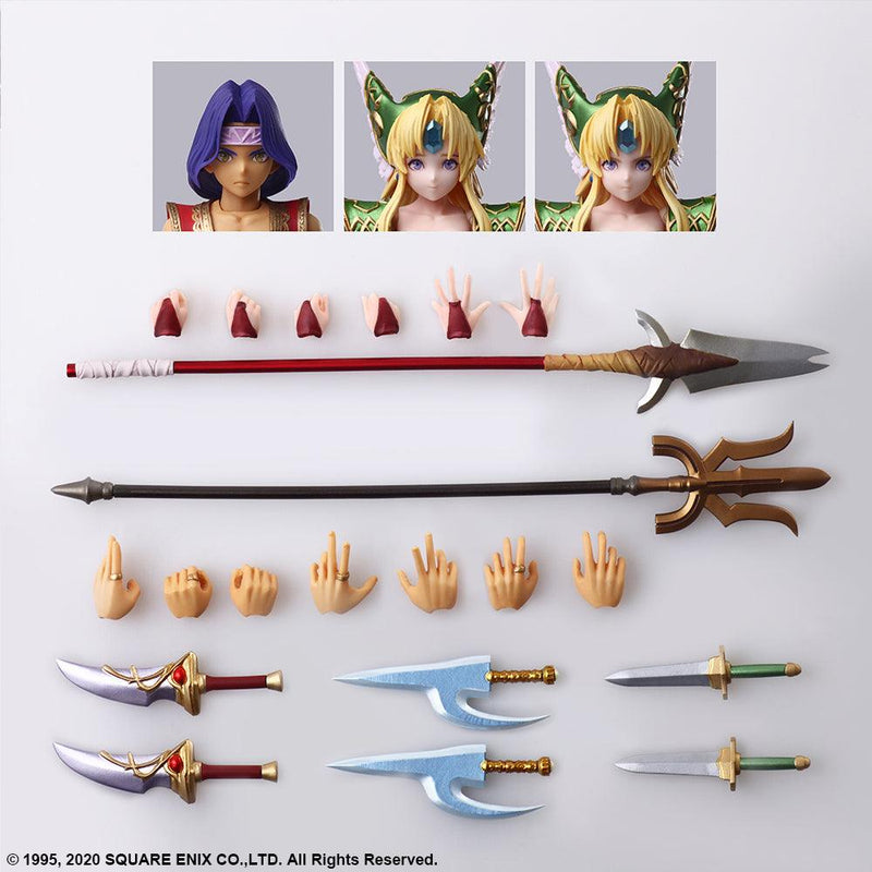 TRIALS OF MANA BRING ARTS ACTION FIGURE (HAWKEYE & RIESZ) - DataBlitz