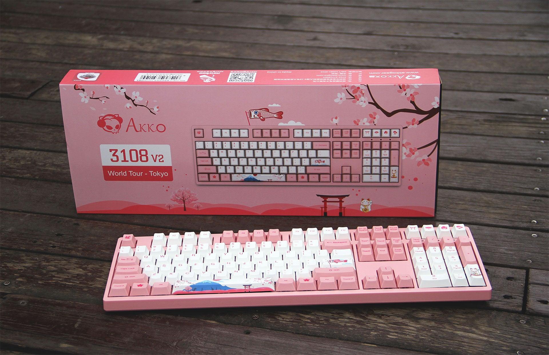 Akko World Tour-Tokyo R1 3108V2 Mechanical Keyboard (Akko Switch 2nd Gen Orange) - DataBlitz