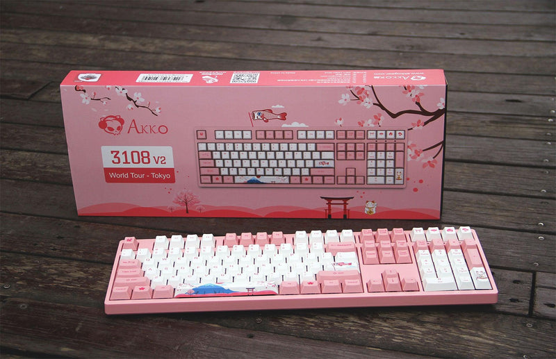 Akko World Tour-Tokyo R1 3108V2 Mechanical Keyboard (Akko Switch 2nd Gen Orange) - DataBlitz