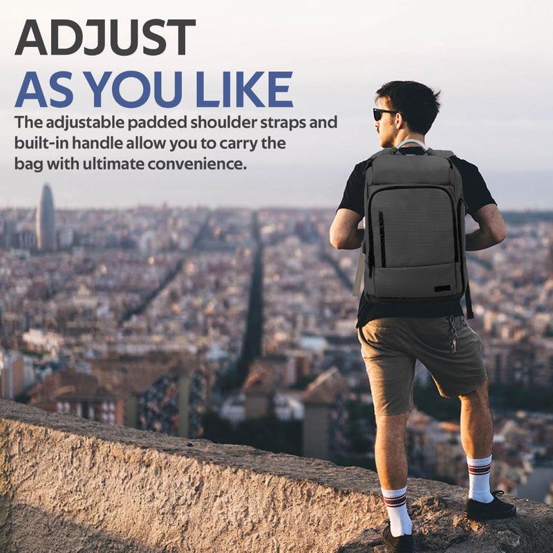 PROMATE Trekpack-BP 17.3”  Professional Slim Laptop Backpack With Anti-Theft Handy Pocket (Black) - DataBlitz
