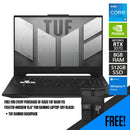 ASUS TUF Dash F15 FX517ZR-HN036W Gaming Laptop (Off Black) | 15.6”  FHD | i5-12450H | 8 GB RAM DDR5 | 512 GB SSD | RTX™ 3070 | Windows 11 Home | TUF Gaming Backpack - DataBlitz