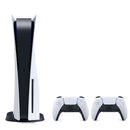 Sony Playstation 5 Console with Two Dualsense Wireless Controllers Bundle