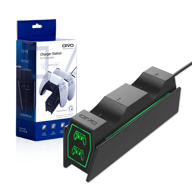 OIVO PS5 CHARGING STATION FOR P5 CONTROLLER (BLACK) (IV-P5243)