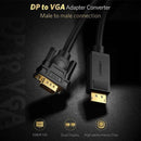 UGREEN DP Male To VGA Male Cable 1.5M (Black) (DP105/10247) - DataBlitz