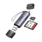 UGREEN USB-C/USB-A TO TF/SD 3.0 Card Reader With USB Power (Gray) (CM185/50706) - DataBlitz