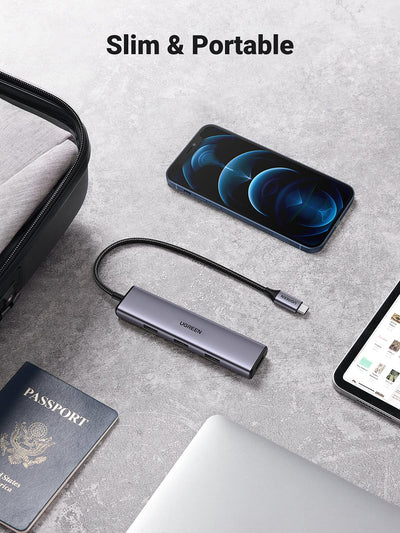 UGREEN USB-C TO 4 USB 3.0 Hub (Grey) (CM473/20841)