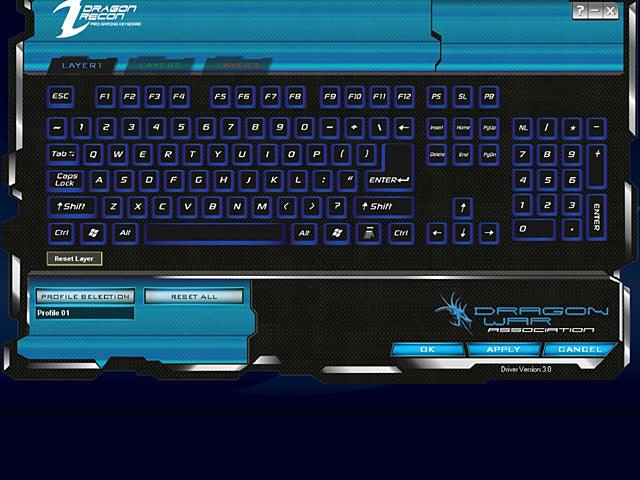 Elephant Dragonwar Dragon Recon Gaming Keyboard (GK-003) - DataBlitz