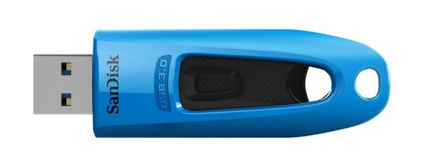 Sandisk Ultra USB 3.0 Flash Drive 32GB (Black/Blue) - DataBlitz