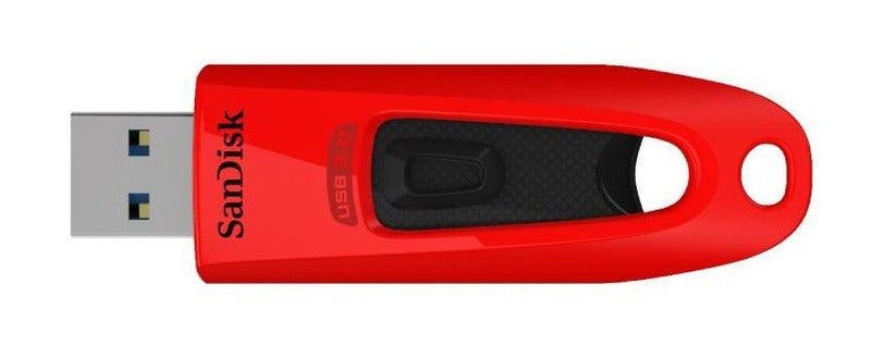 SANDISK ULTRA USB 3.0 FLASH DRIVE 64GB (BLACK/RED) - DataBlitz