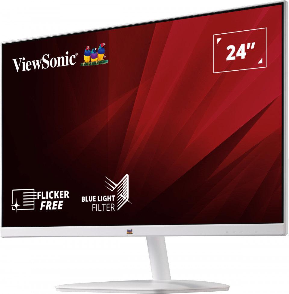 Viewsonic VA2430-H-W-6 24” FHD Monitor With White Narrow Bezel - DataBlitz
