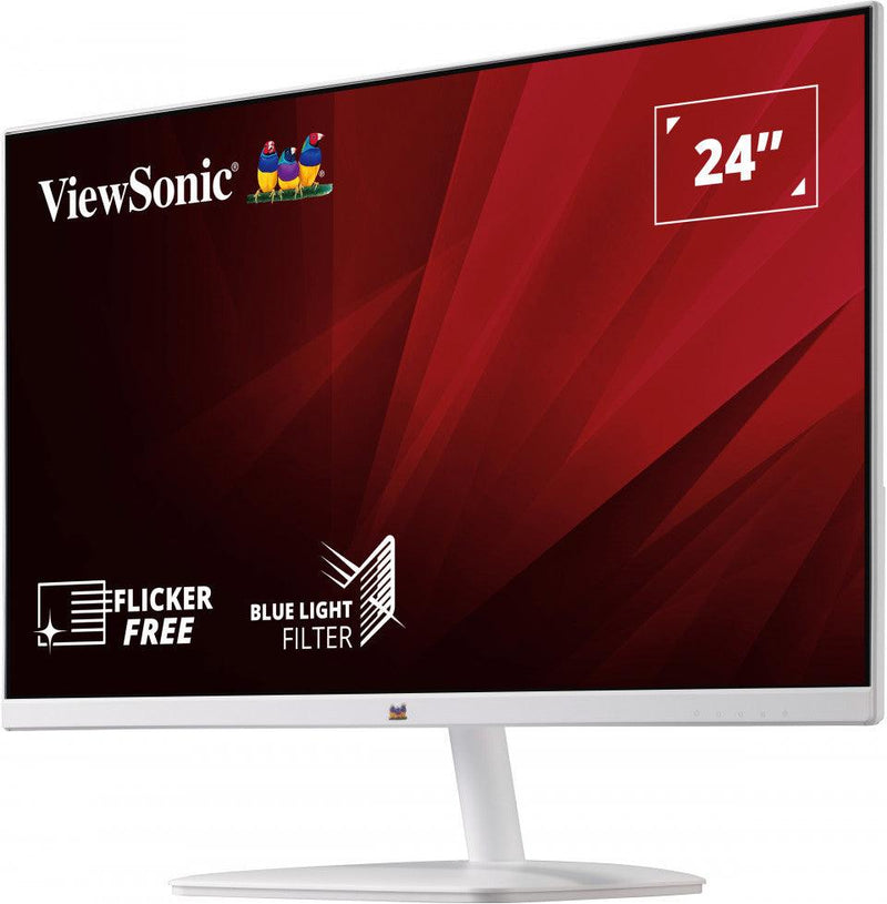 Viewsonic VA2430-H-W-6 24” FHD Monitor With White Narrow Bezel - DataBlitz