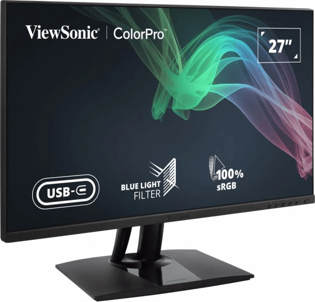 Viewsonic VP2756-2K 27" 2k QHD Pantone Validated 100 Percent SRGB & Factory Pre-Calibrated Monitor With 60W USB-C