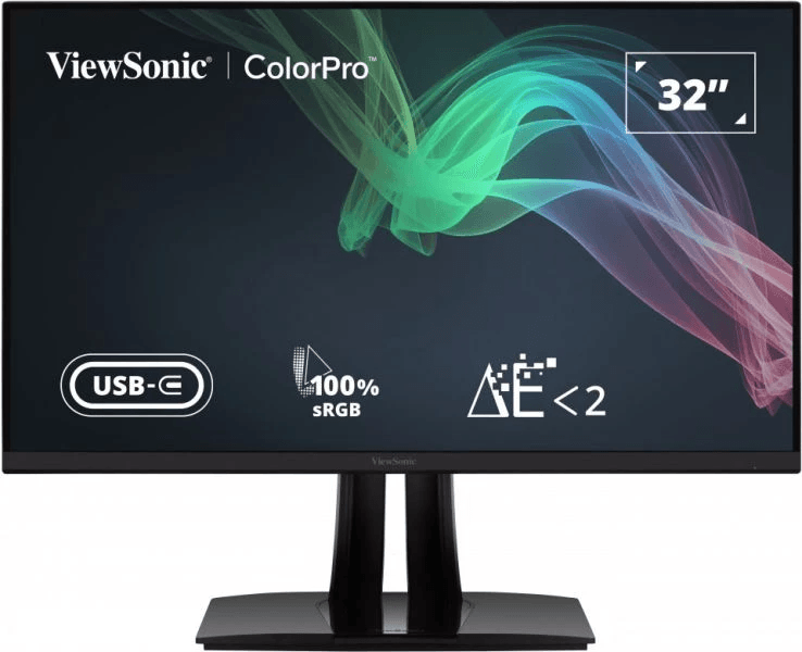 VIEWSONIC VP3256-4K Colorpro 32" 4K UHD Pantone Validated 100% SRGB & Factory Pre-Calibrated Monitor WITH 60W USB-C - DataBlitz