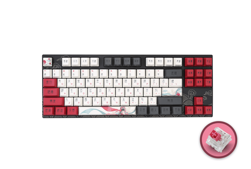 Varmilo VEM87 Beijing Opera Mechanical Keyboard (Varmilo EC ROSE V2) (A33A028B0A3A01A025) - DataBlitz