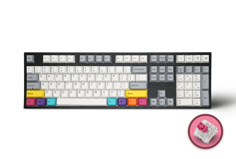 Varmilo VEM108 CMYK Mechanical Keyboard (Varmilo EC ROSE V2) (A36A024B0A3A01A007) - DataBlitz